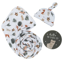 Load image into Gallery viewer, Living Textiles Hello World Gift Set - Forest Retreat
