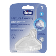 Load image into Gallery viewer, Chicco Natural Feeling Silicone Teat 1pk