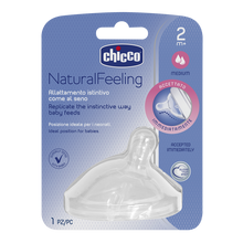 Load image into Gallery viewer, Chicco Natural Feeling Silicone Teat 1pk