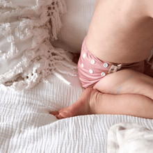 Load image into Gallery viewer, Earthside Eco Bums 'Our Love' OSFM Side Snapping Cloth Nappy