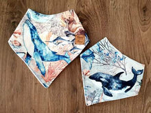 Load image into Gallery viewer, Ziggy Rose PUL Bandana Bibs