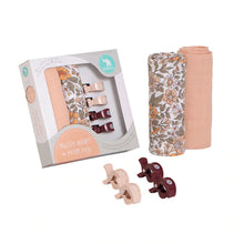 Load image into Gallery viewer, All4Ella Muslin Wrap & 4pk Pram Pegs