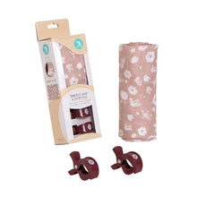Load image into Gallery viewer, All4Ella Bamboo Swaddle & Pram Peg Gift Set