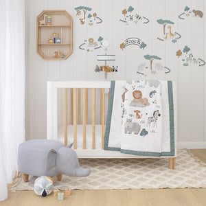 Lolli Living Day at the Zoo Removable Wall Decals