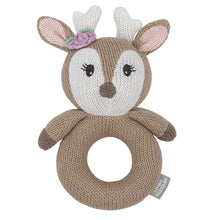 Load image into Gallery viewer, Living Textiles Whimsical Ring Rattle