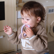 Load image into Gallery viewer, Playground Silicone Elephant Teether (Wooden Ring)