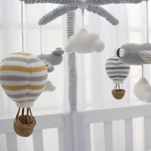Living Textiles Musical Cot Mobile Up Up & Away