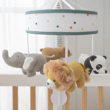 Load image into Gallery viewer, Lolli Living Musical Cot Mobile - Day at the Zoo
