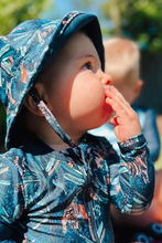 Load image into Gallery viewer, Milky Tiger Palm Swim Hat