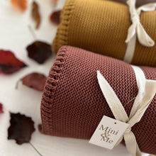 Load image into Gallery viewer, Mini & Me Cable Knit Baby Blanket