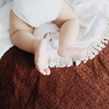Load image into Gallery viewer, Mini & Me Lace Trim Cotton Swaddle