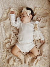 Load image into Gallery viewer, Mini & Me Lace Trim Cotton Swaddle
