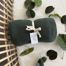 Load image into Gallery viewer, Mini & Me Cable Knit Baby Blanket