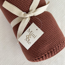 Load image into Gallery viewer, Mini & Me Cable Knit Baby Blanket