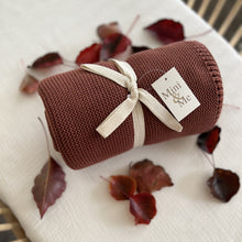 Load image into Gallery viewer, Mini & Me Cable Knit Baby Blanket