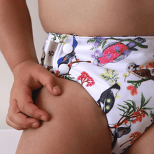 Load image into Gallery viewer, Earthside Eco Bum 'Bush Magic' OSFM Side Snapping Cloth Nappy