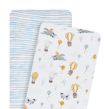 Load image into Gallery viewer, Living Textiles 2-pk Jersey Fitted Sheets