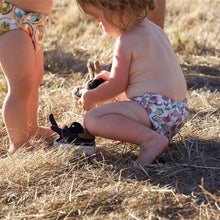 Load image into Gallery viewer, Earthside Eco Bums 'Summer Sunset' OSFM Side Snapping Cloth Nappy