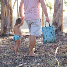 Load image into Gallery viewer, Earthside Eco Bums 'Ludlow' OSFM Side Snapping Cloth Nappy