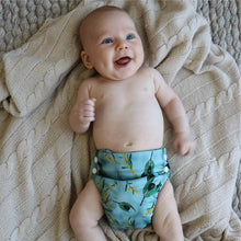 Load image into Gallery viewer, Earthside Eco Bums 'Ludlow' OSFM Side Snapping Cloth Nappy