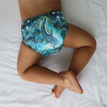 Load image into Gallery viewer, Earthside Eco Bums &#39;Ningaloo Dreaming&#39; OSFM Side Snapping Cloth Nappy
