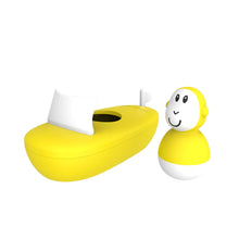 Load image into Gallery viewer, Matchstick Monkey Bathtime Boat Set
