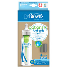 Load image into Gallery viewer, Dr Browns Options+ Narrow Neck Glass Bottle see