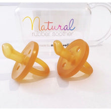 Load image into Gallery viewer, Make U Well Natural Rubber Soother - Orthadontic 2pk
