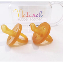 Load image into Gallery viewer, Make U Well Natural Rubber Soother - Orthadontic 2pk