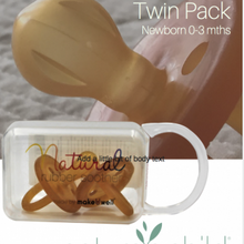Load image into Gallery viewer, Make U Well Natural Rubber Soother - Round 2pk