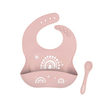 Load image into Gallery viewer, All4Ella Silicone Bib with Spoon
