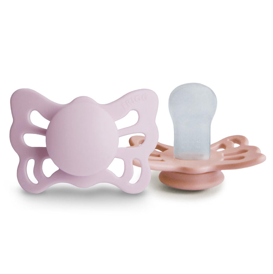 FRIGG Butterfly Pacifier / Dummy - 2pk SILICONE