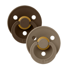 Load image into Gallery viewer, BIBS Dummies Colour Round 2 pack
