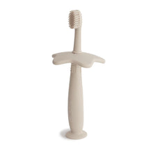 Load image into Gallery viewer, Mushie Silicone Training Toothbrush

