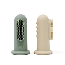 Load image into Gallery viewer, Mushie Finger Toothbrush - 2 pack
