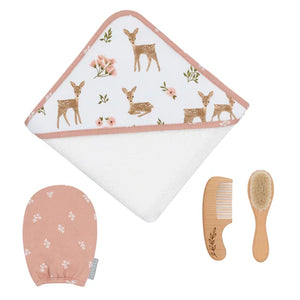 Living Textiles 4pc Baby Bath Gift Set