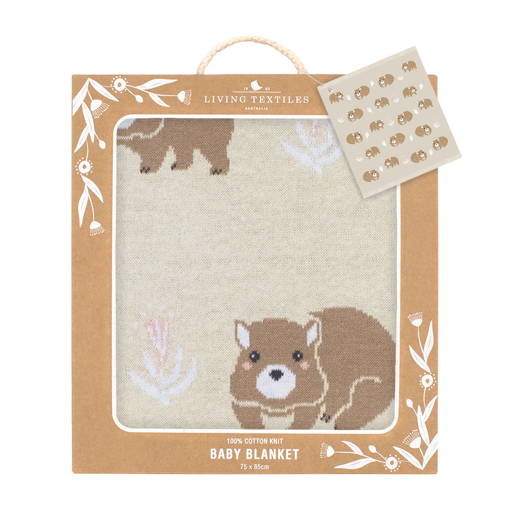 Living Textiles Baby Blanket Australiana