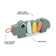 Load image into Gallery viewer, Done by Deer Croco Twist &amp; Turn Toy
