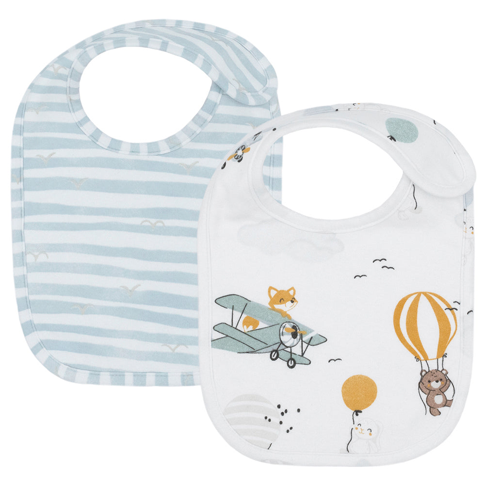 Living Textiles Baby Bib Set 2pk