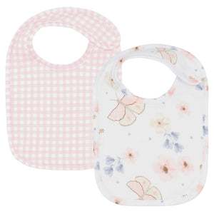 Living Textiles Baby Bib Set 2pk