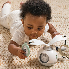 Load image into Gallery viewer, Tiny Love Black &amp; White Decor Tummy Time Mobile Entertainer 2-in-1
