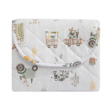 Load image into Gallery viewer, Living Textiles Foldable Waterproof Travel Change Mat
