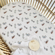 Load image into Gallery viewer, Mini &amp; Me Fitted Jersey Bassinet Sheet
