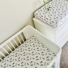 Load image into Gallery viewer, Mini &amp; Me Fitted Jersey Cot Sheet

