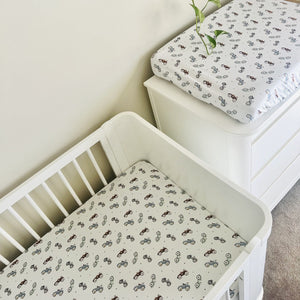 Mini & Me Fitted Jersey Cot Sheet