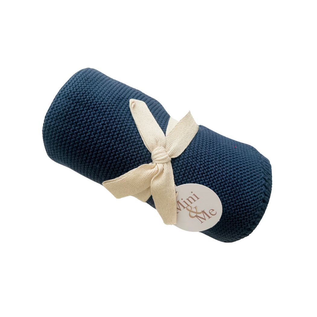 Mini & Me Cable Knit Baby Blanket