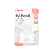 Load image into Gallery viewer, Pigeon SofTouch Teat, 2 pack - Wide Neck
