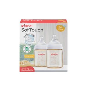 Pigeon SoftTouch Nursing Bottle - Wide Neck