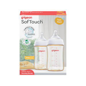 Pigeon SoftTouch Nursing Bottle - Wide Neck