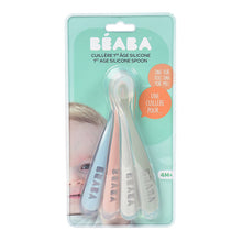 Load image into Gallery viewer, Beaba 1st Age Silicone Spoons - 4 Pack
